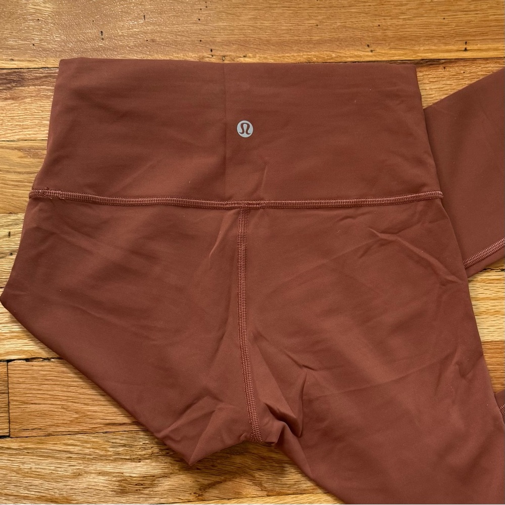 Lululemon Wunder Train Crop Ancient Copper